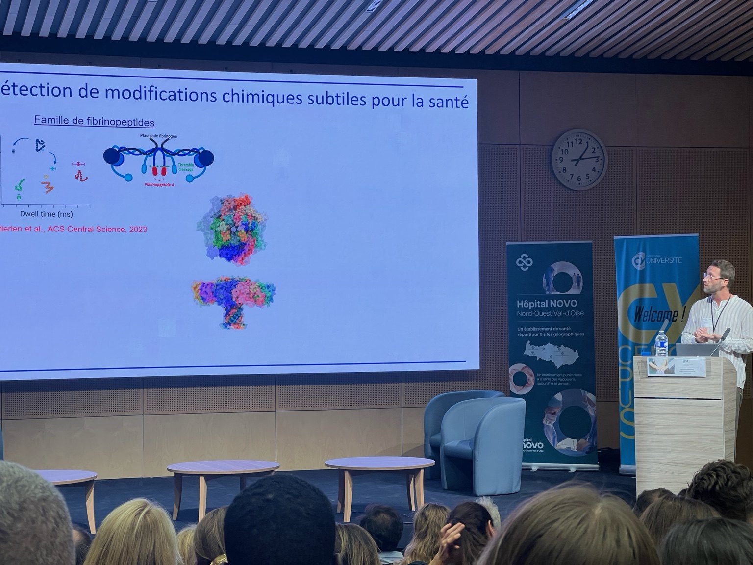 Scientific presentation at the CYU–NOVO research meeting